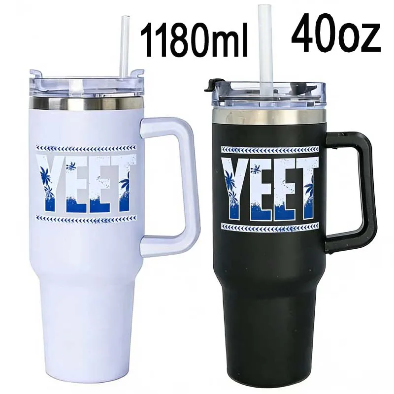 Jey Uso 40oz Insulated Tumbler with Handle and Straw Stainless Steel Double Wall Travel Mug Reusable Water Bottle motorcycle