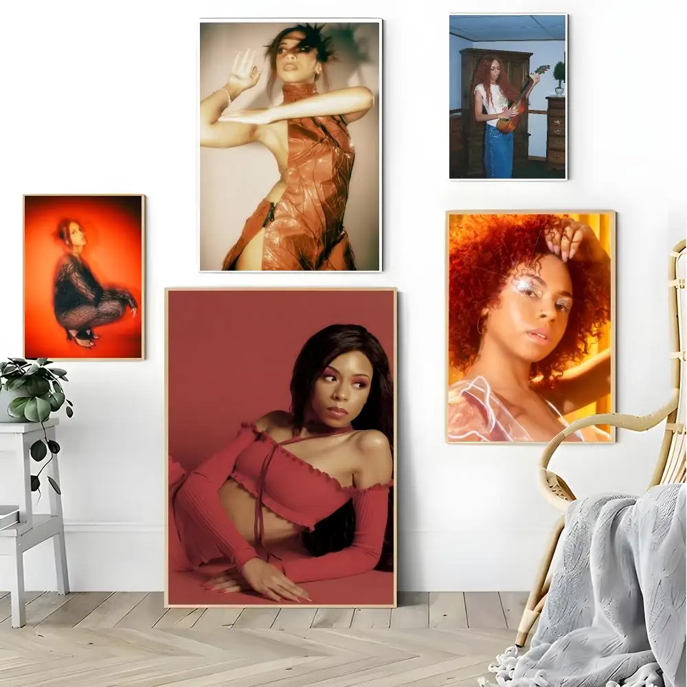 Soul Dreamy Modern R-Ravyn Lenae Poster Self-adhesive Art Waterproof Coffee House Bar Room Wall Decor
