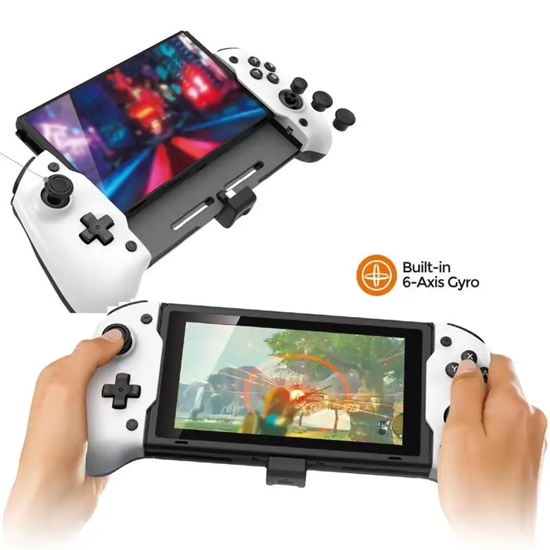 

Новое обновление для контроллера геймпада Nintendo Switch, ручной джойстик с двойным мотором и вибрацией, встроенный 6-осевой гироскоп для N-Switch