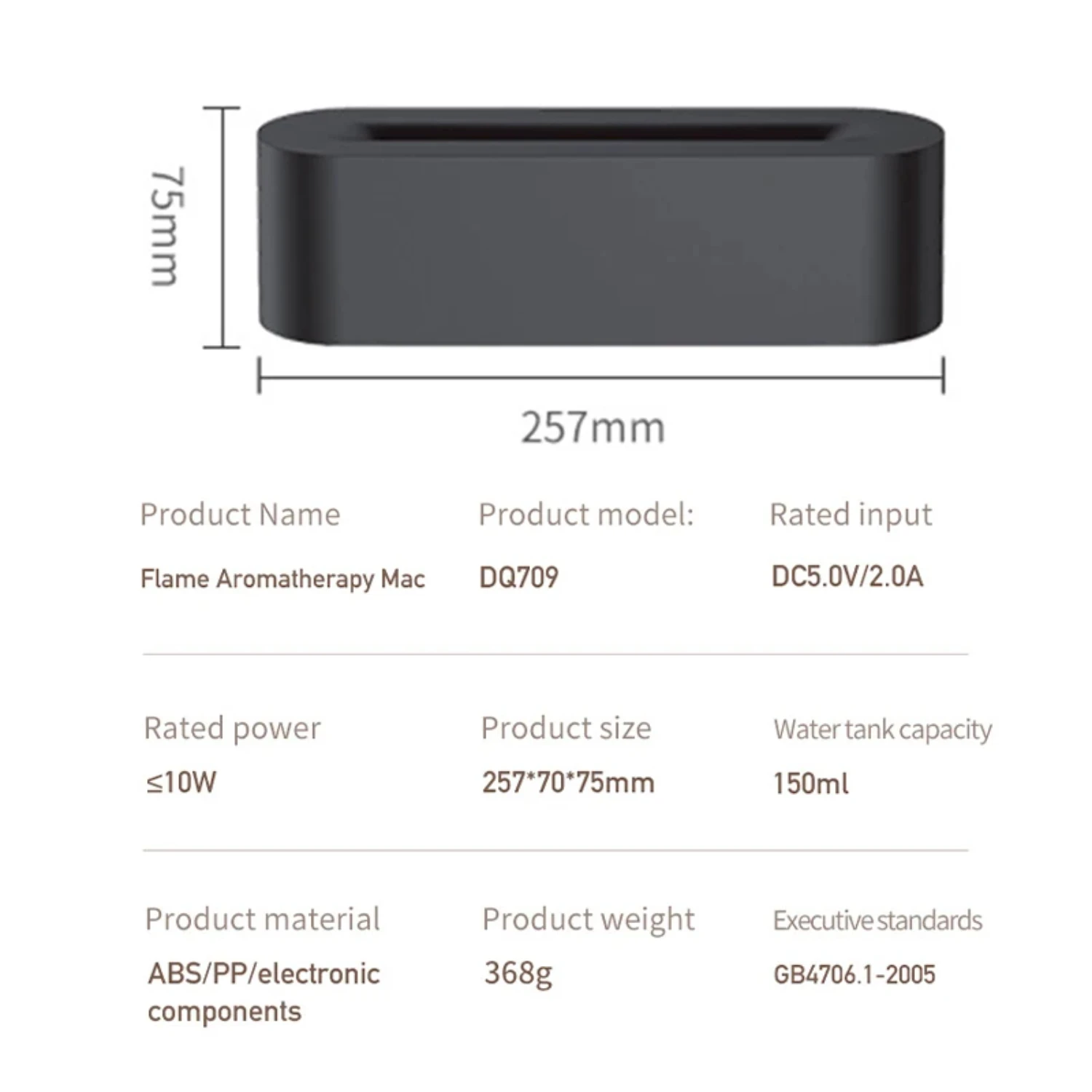 컬러풀 플레임 디퓨저 USB 오피스 아로마테라피 에센셜 오일 디퓨저 초음파 공기 가습기 침실용