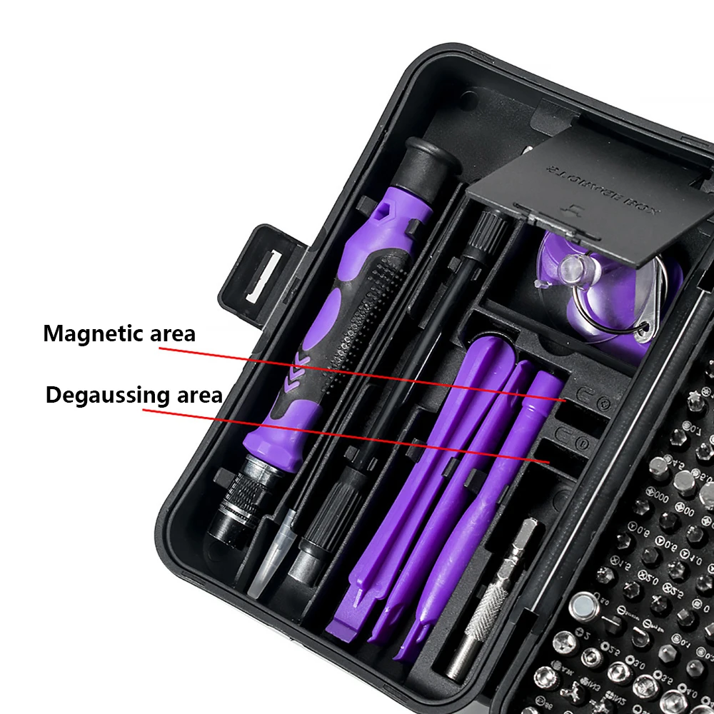 170/135 In 1 Screwdriver Set Precision Torx Hex Screw Bits Combinational Kits Household Small Electronics Repair Hand Tools