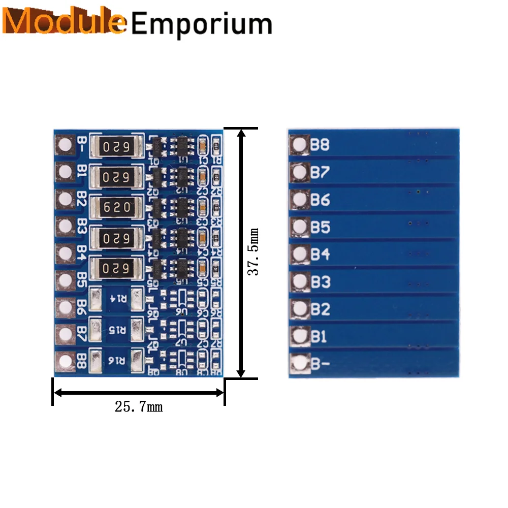 BMS 3S 4S 5S 6S 7S 8S 18650 Ładowarka do akumulatorów litowych Płytka ochronna Power Bank Balancer Li-ion Lipo PCB Ładowanie Korektor