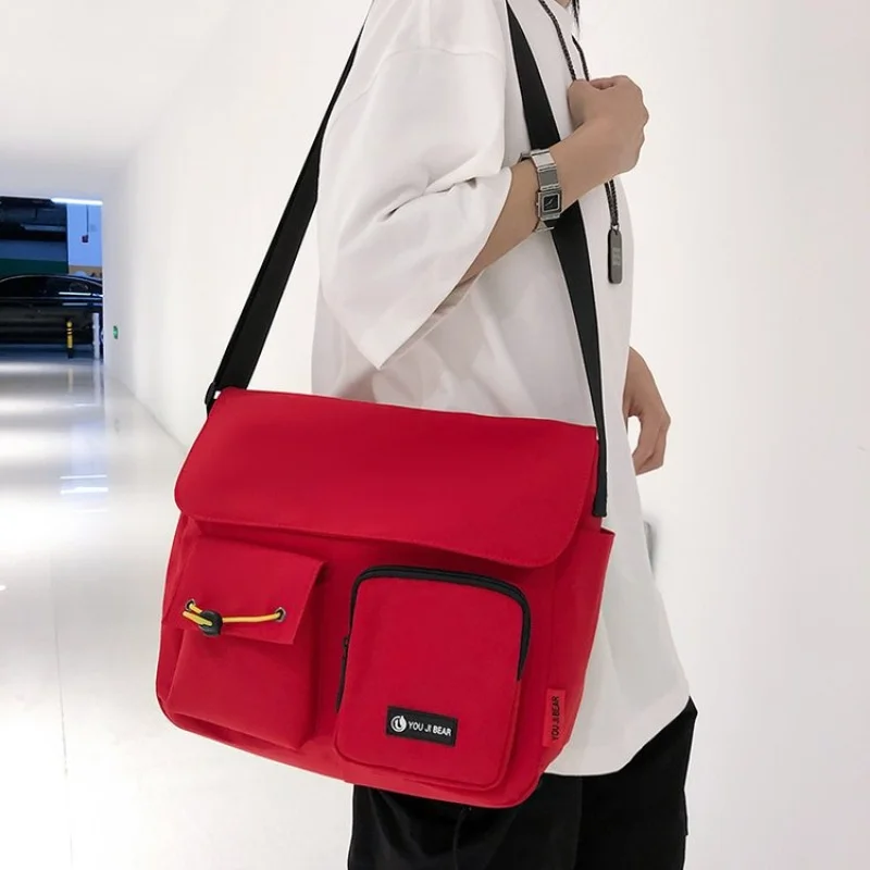 

High quality canvas bag, popular in summer 2023, fashionable and versatile shoulder bag, large capacity casual crossbody bag