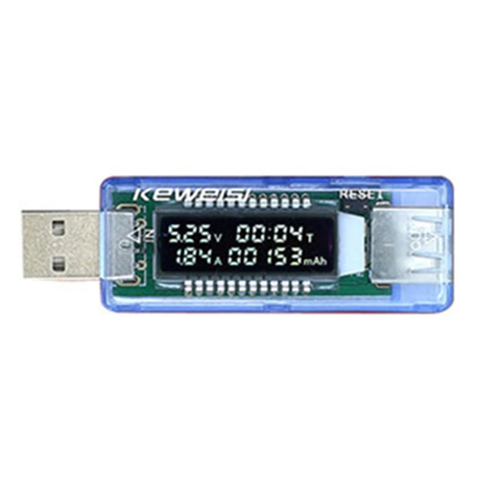 Usb Lader Tester Arts Spanning Stroom Meter Voltmeter Ampèremeter Batterij Capaciteit Tester Mobiele Vermogens Detector