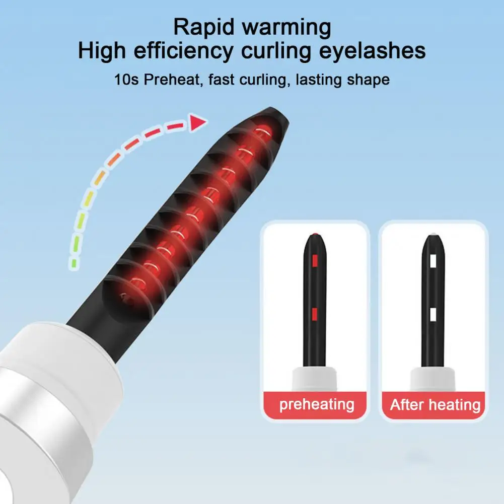 Curler Aquecido Recarregável com 3 Temp para Mulheres Longas, Curler Portátil Elétrico