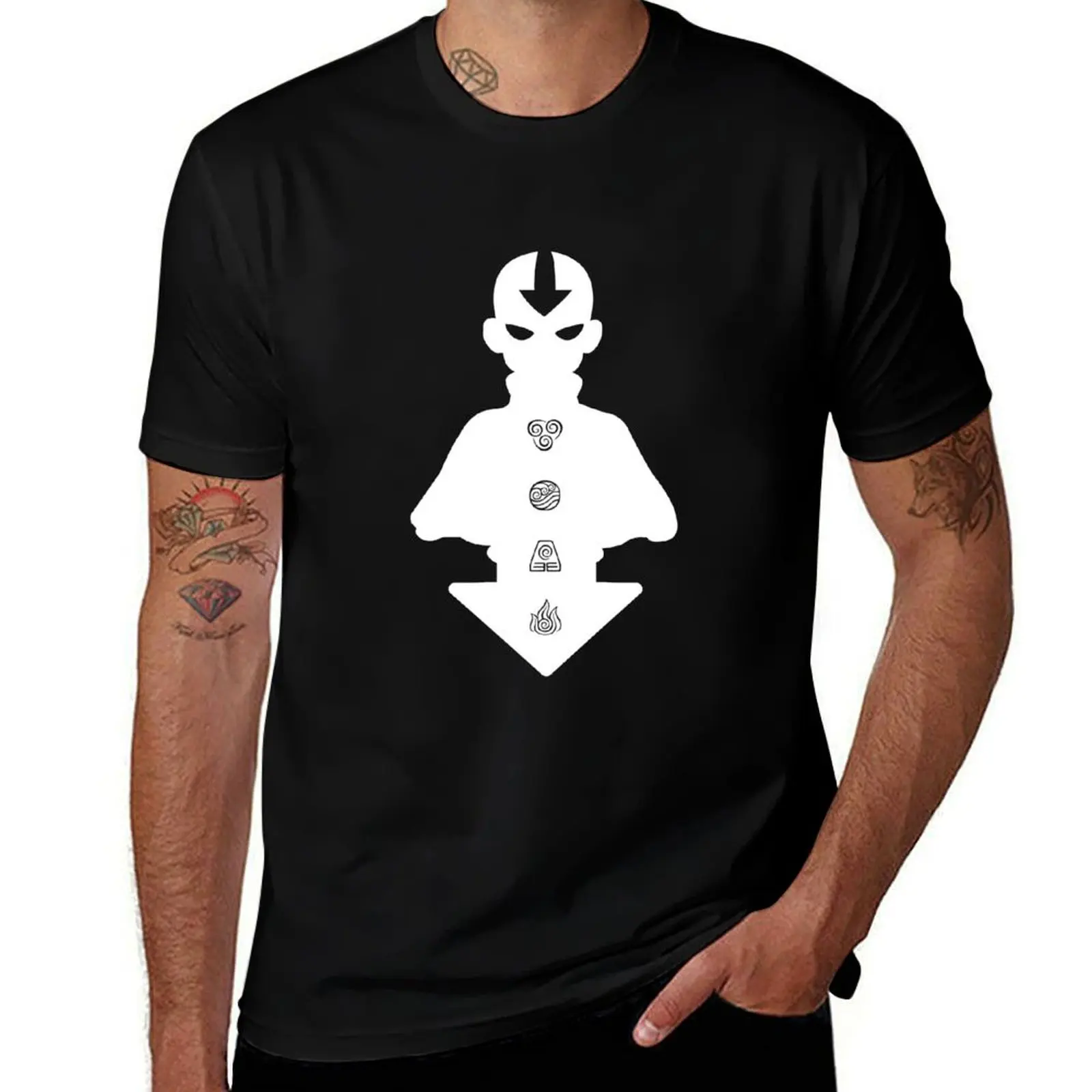 

Aang white version T-Shirt man t shirt designer t shirt for man