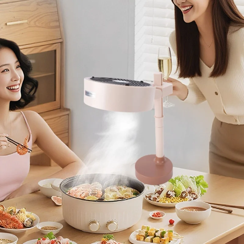 Low Noise USB Desktop Range Hood Portable Electric Small Oil Smoking Extractor For Home Dormitory