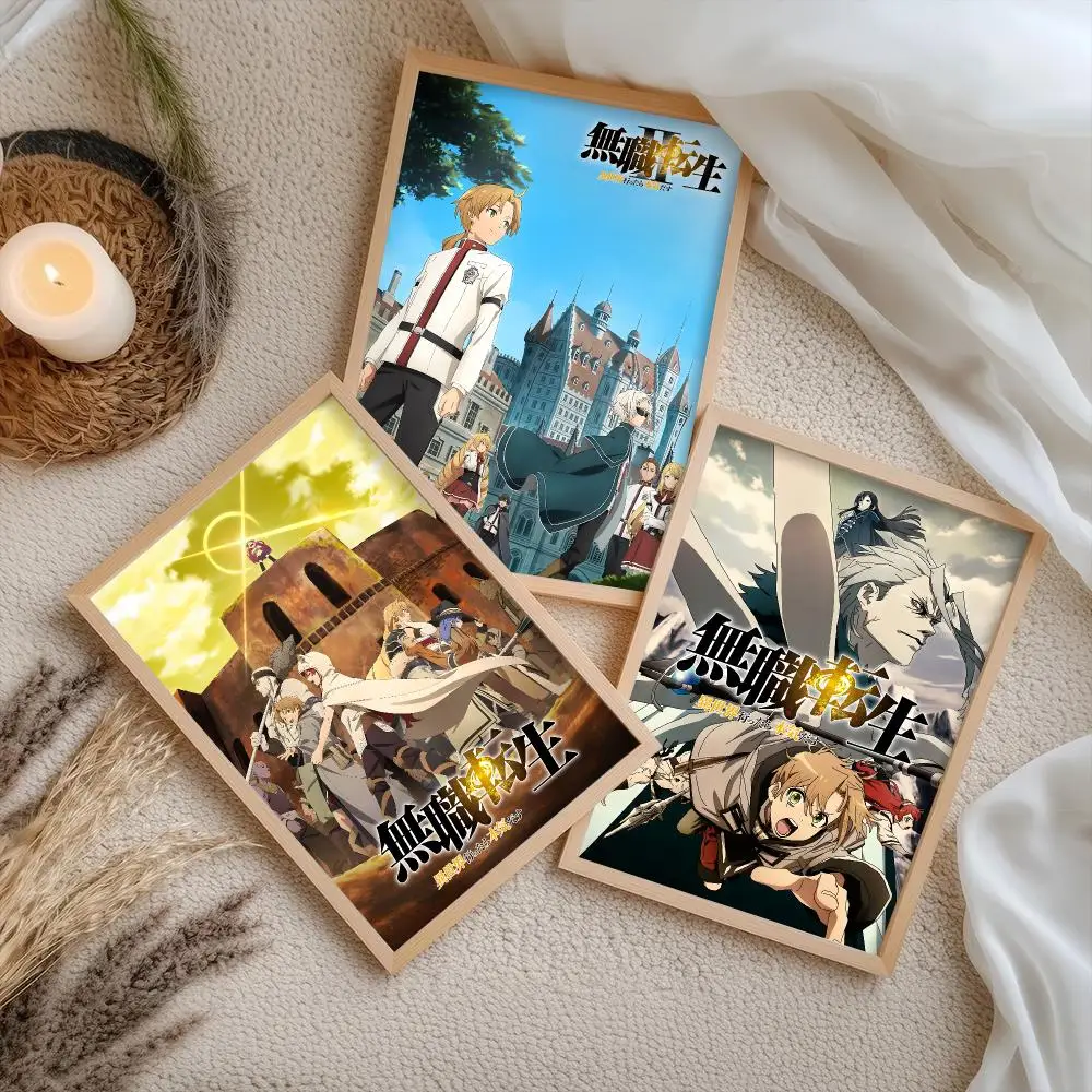 Mushoku Tensei Jobless Reincarnation Poster HD Home Wall Stickers House Hallway Living Room Bedroom Bar Office Decor Art Prints
