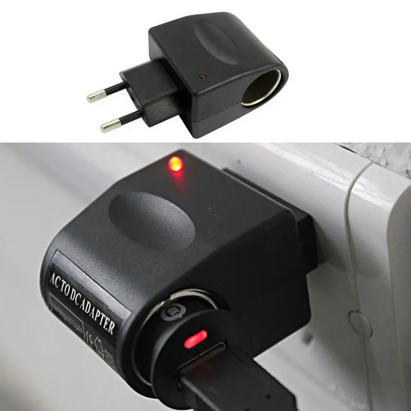 220v AC To 12v DC Car Cigarettes Lighter Adapter Universal 220V AC Wall Power To 12V DC Converter Selected Wall-mounted Plug