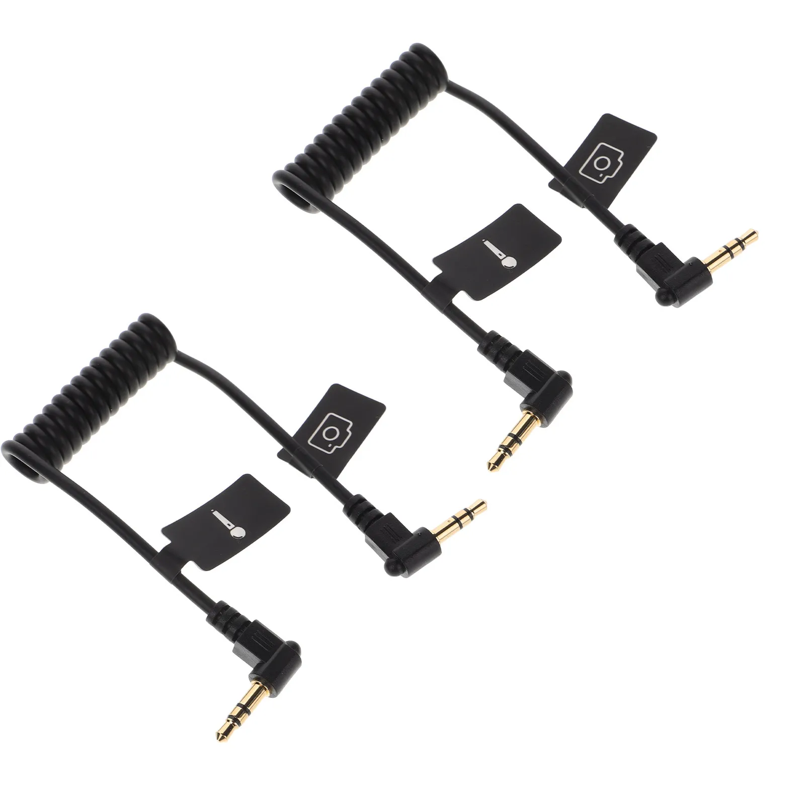 2Pcs 3.5mm Trs to Trrs Microphone Cable for Smartphone Dslr Universal Audio Adapter High-Definition Sound Transmission Reliable