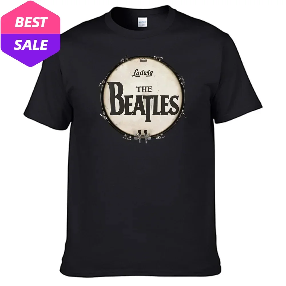 The hot sale 2024 Beatles-s uk-Band T Shirt  Shirt 100% Cotton Brand Quality Top Sales Shirts