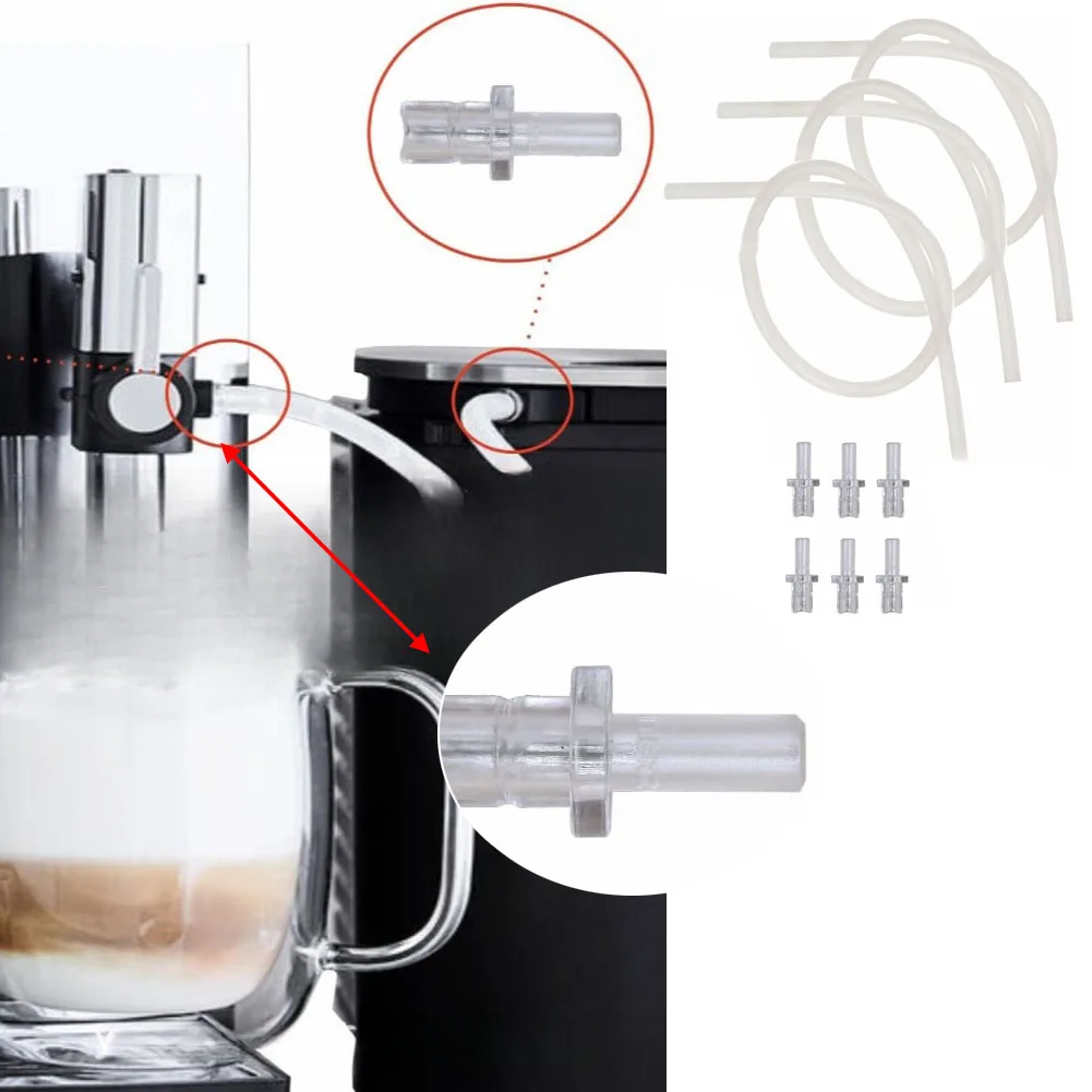 9Pcs Milk Hose Set With Nipple Connectors For Z5 Z6 Z7 Z8 For Giga Fully Automatic Coffee Machines Replacement Kitchen Tool