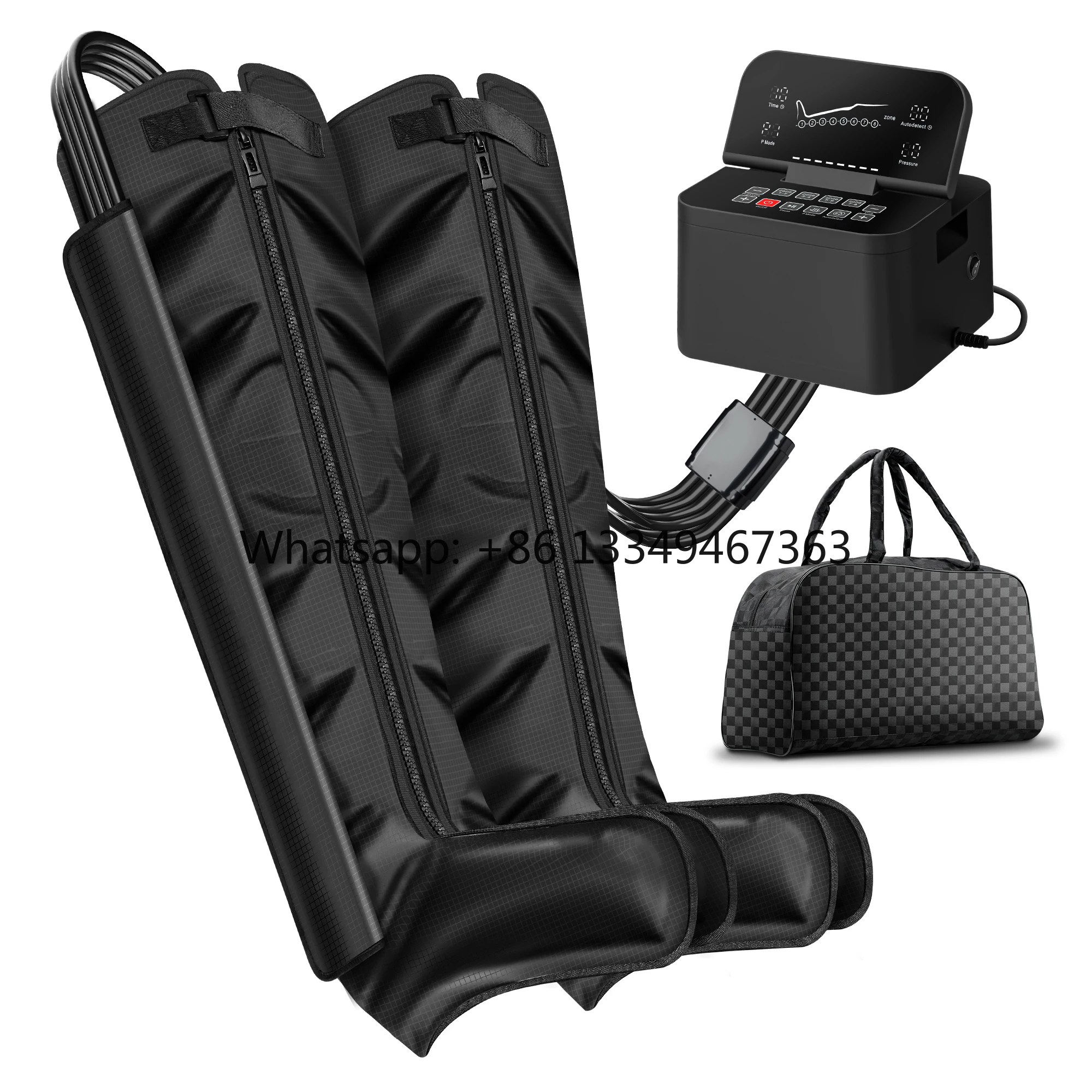 

8 Chambers 8Modes Electric Sports Recovery Massage Air Compression Boots Therapy Leg Massager Physiotherapy Machine