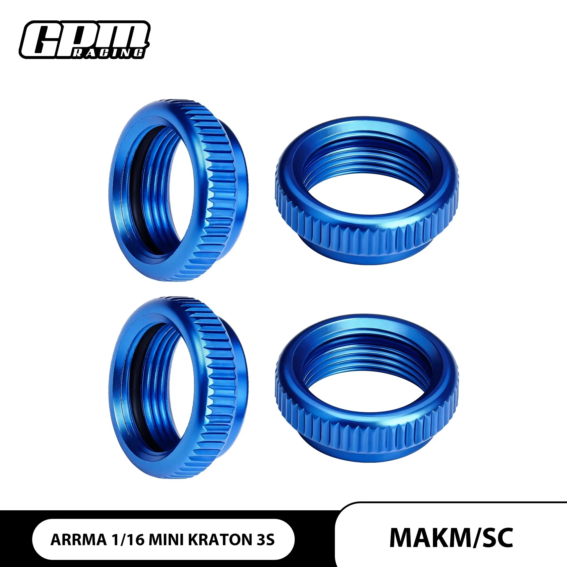 ARRMA 1/16 Mini Kartoon 3S Алюминиевое кольцо амортизатора