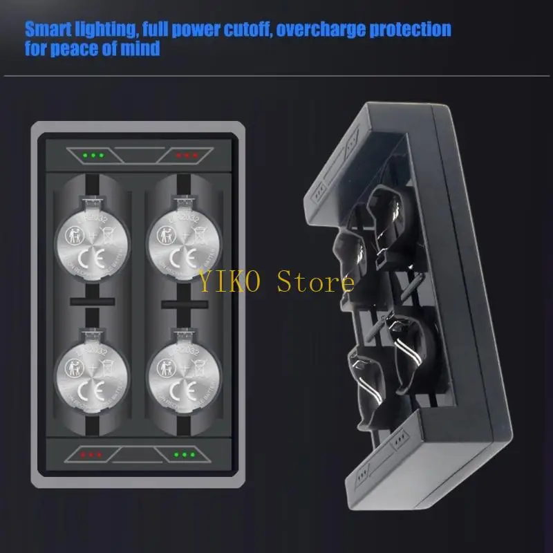 K32C Battery Fast Charging for LIR2032 LIR2025 LIR2016 Rechargeable 3.6V Button/Coin Cell Battery Energy Saving view 3