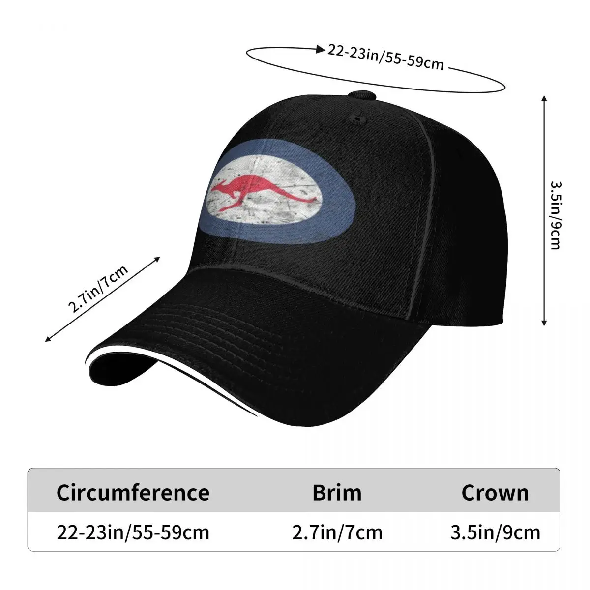 Australian Flag Air Force Roundelt Cap Hats Woman Sports Caps Cap Man Summer Man Hat Baseball Cap