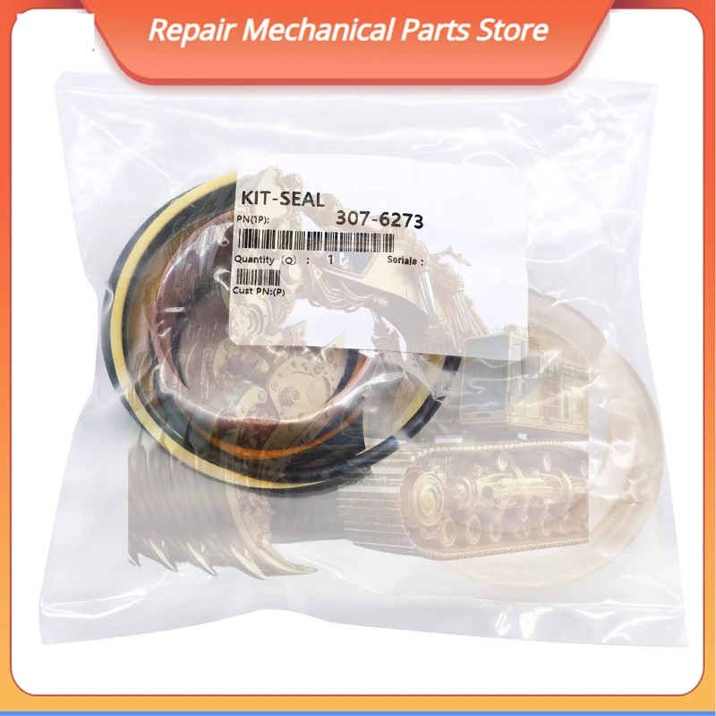 

Для Cat 3076273 Комплект уплотнений цилиндра и стержней 307-6273 Уплотнение гидравлического цилиндра