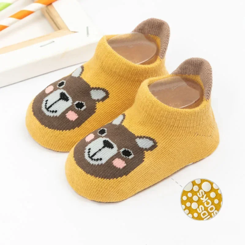 Baby Socks Spring Cute Cartoon Non-slip Baby Boys Girls Floor Socks Autumn Summer Socks  0-3 Years Old