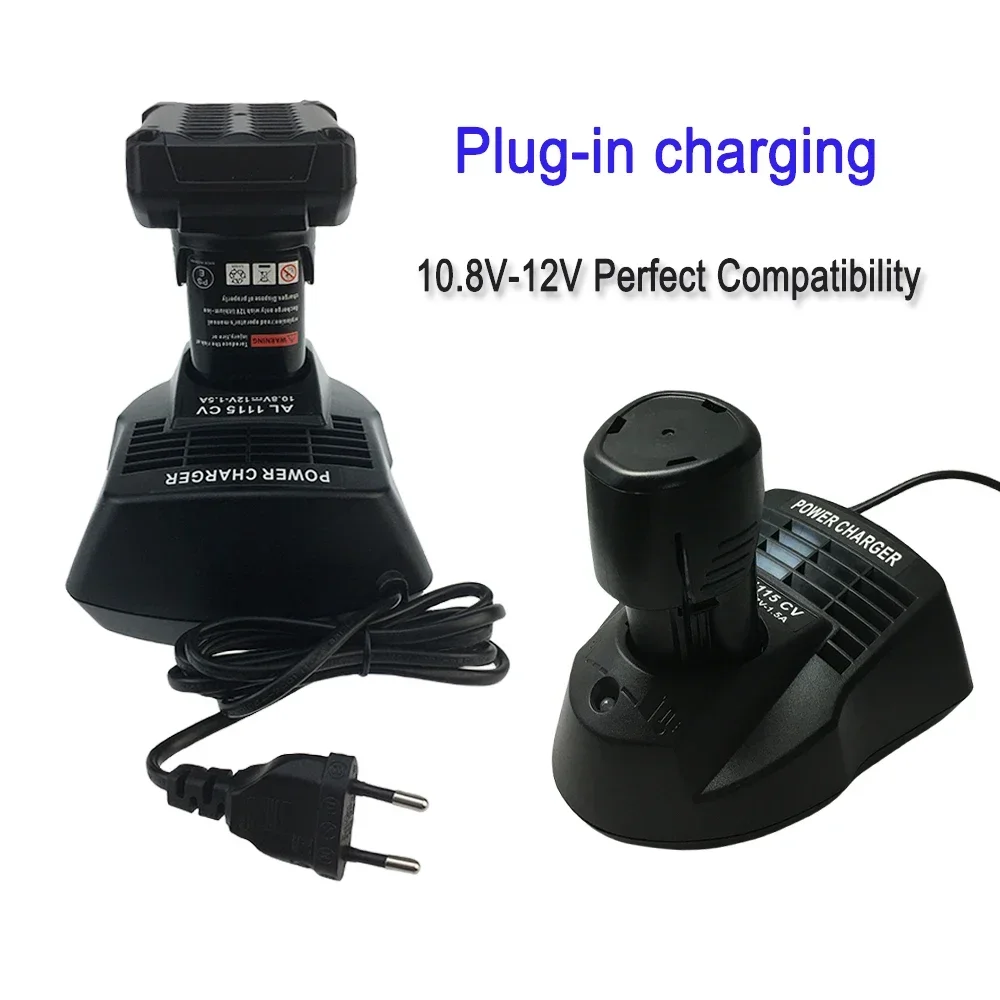 10.8V-12V Li-ion Rechargeable Battery With Charger Suitable For Bosch Wireless Power Tool Battery