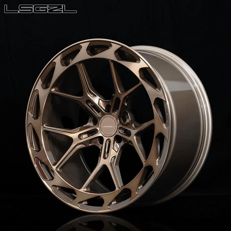 LSGZL monoblock forged wheel 15 18 20 22 24  inch jante beadlock rim 5x114.3 5x130 5x120 5x112 6x139.7 for c8 c10 luxury wheel