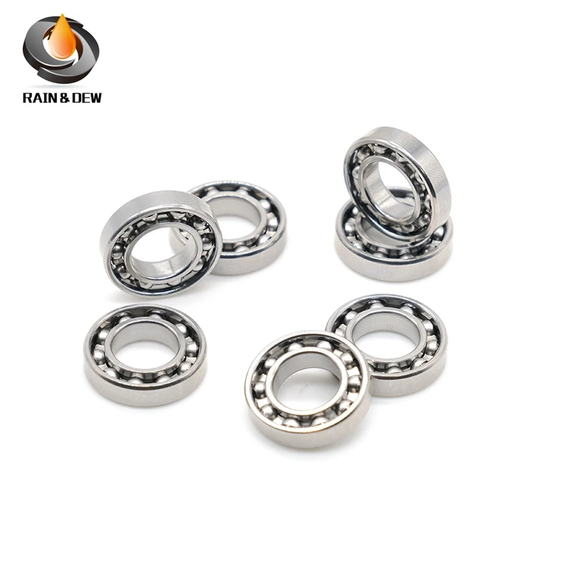 10pcs 7x13x3mm SMR137ABEC-7mm Stainless Steel Bearing Open Type SMR137 Bearings 7x13x3mm Stainless Steel Ball Bearings