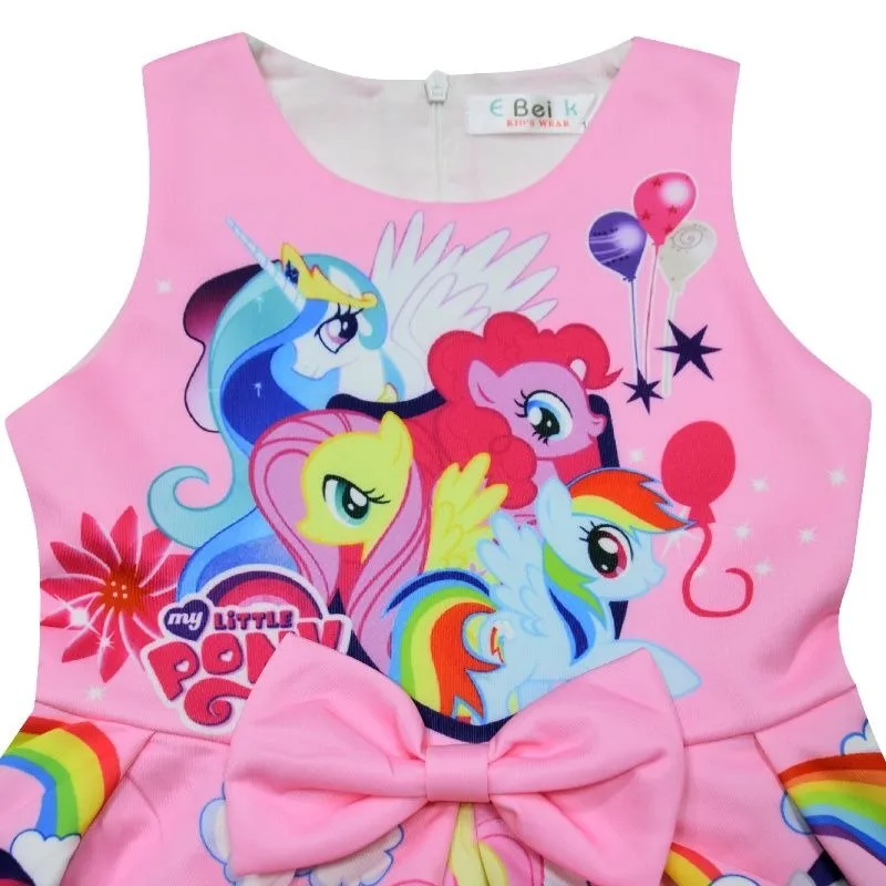 My Little Pony Twilight Sparkle simpatico cartone animato per ragazze gilet vestito personalità creativa principessa arcobaleno gonna regalo per le vacanze estive