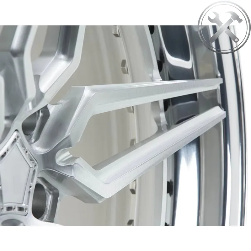 

Pentagram Style Two-piece Forged Aluminium Wheels Sport Racing GT Coupe Auto Refit Rims