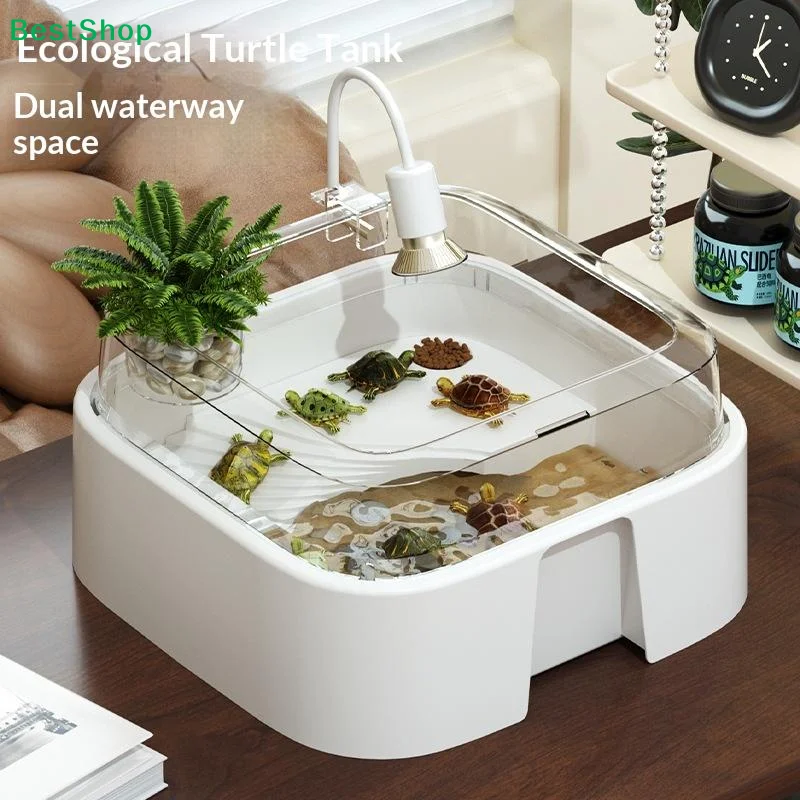 ♩ 透明なカメタンク、家庭用デスクトップ装飾カメボックス、日 - Home Decor Habitat のレビューと価格