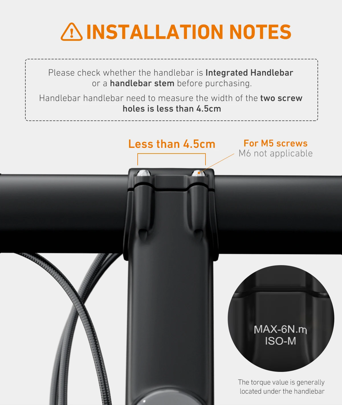 CYCLAMI BiKe Computerhalterung, multifunktionale Lenkerverlängerung, vordere Montage, Kamerahalterung für XOSS IGPSPORT – Detail 5
