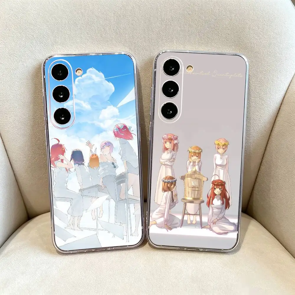 The Quintessential Quintuplets Miku Nakano Phone Case For Samsung Galaxy A71,A70,A51,A40,A30,A52 Transparent Cover