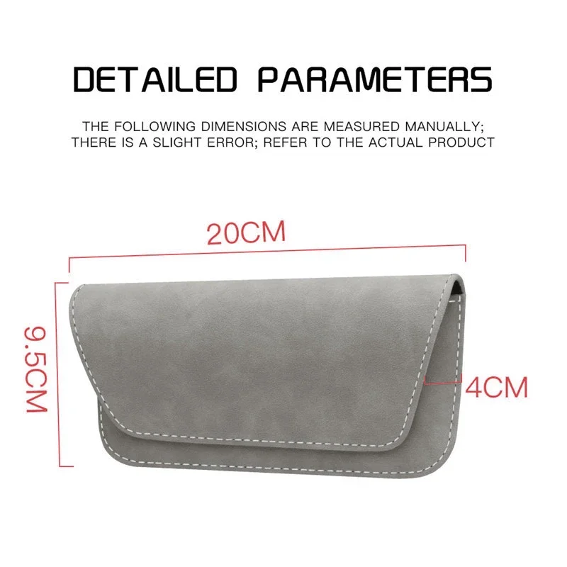 Auto Brillenetui Organizer Lagerung Auto Brillenetui Brillenbox für Auto Sonnenblende Organizer Sonnenbrillen für BMW Brillenetui – Detail 2
