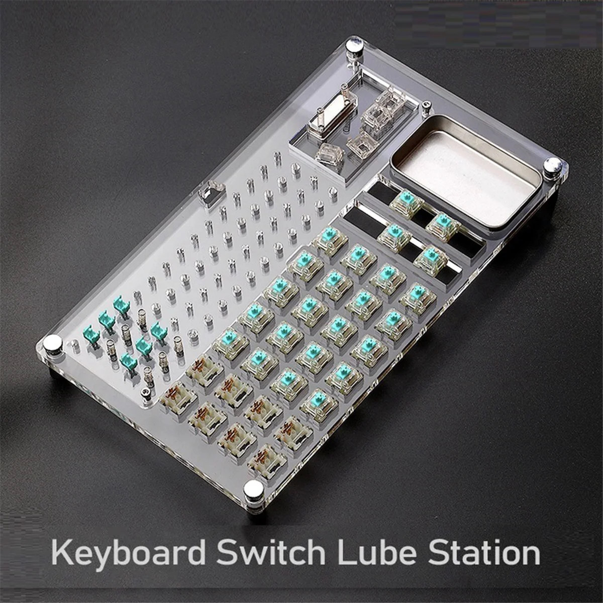 

Switches Lube Station Keyboard Switches Lubricate Plate Switch Lubricant Workbench Switch Lube Platform Switch Tester, A