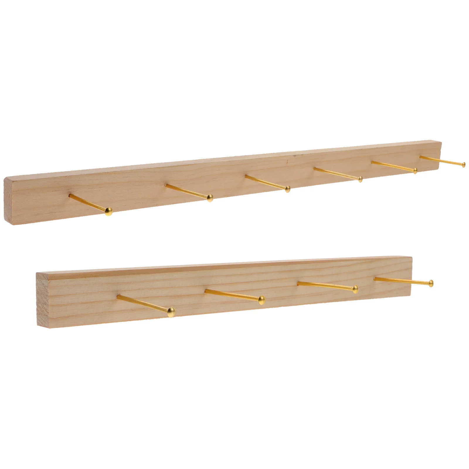 

1Set Wooden Jewelry Organizer Wall Mounted Necklace Earring Holder Elegant Chic Home Decor Display Rack Jewelry Organizer