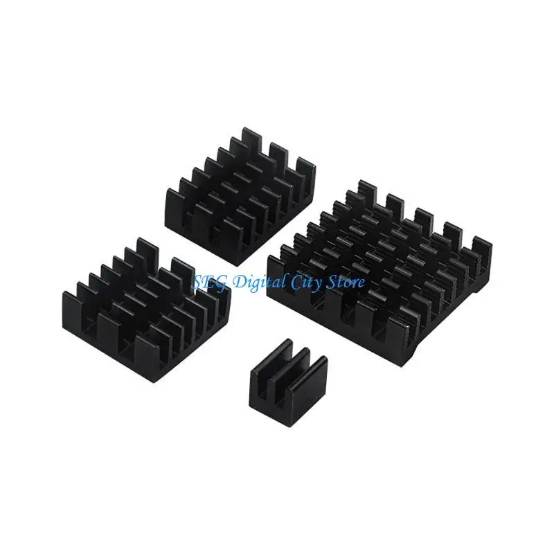 

U75B Aluminum Heatsink Pads For RPI 5 Development Board Cooling Radiator Pads