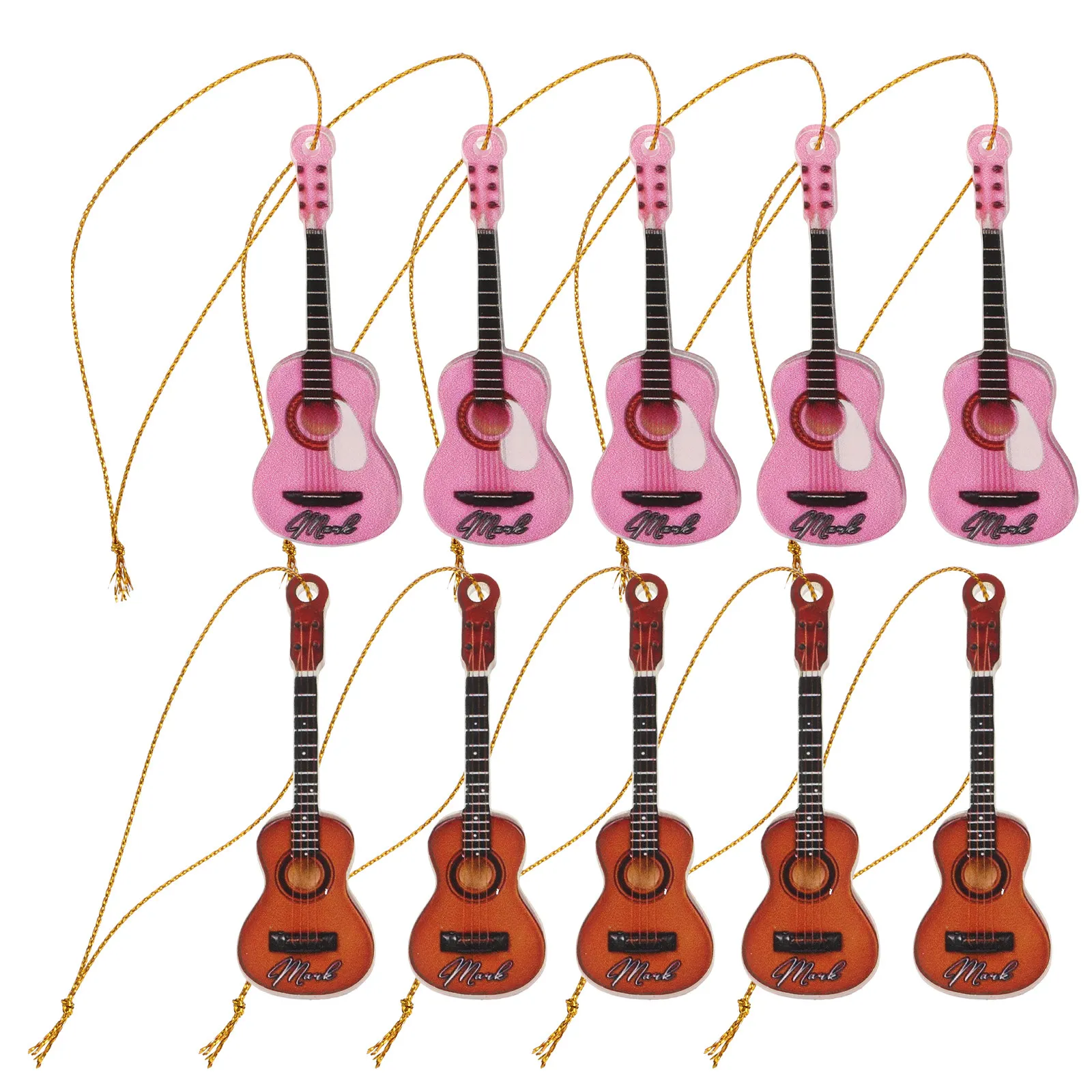 10 Pezzi Mini Chitarre Nataliz - Musical Instrument Xmas Ornaments recensione e prezzo