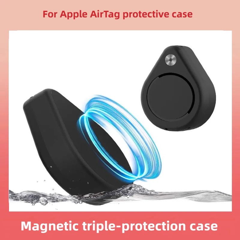 

Защитный магнитный чехол для Apple AirTag — тройная защита, идеально подходит для локатора и трекера с защитой от потерь