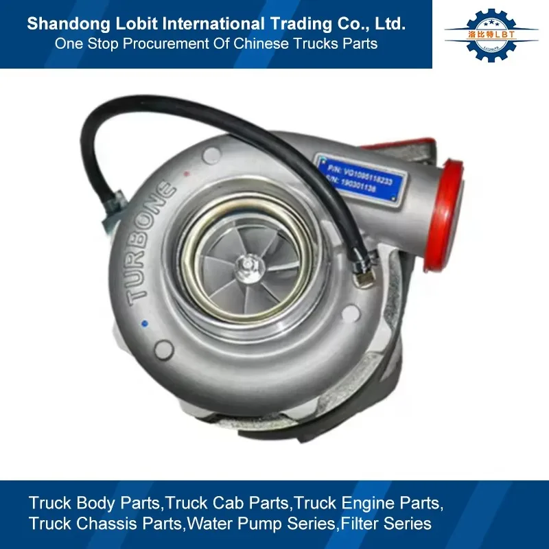 2026 Sinotruk 371 8x4 Dump Truck Spare Part WD615 Disel Engine Exhaust Turbocharger HX55W 4046672 VG1095118233 Superch