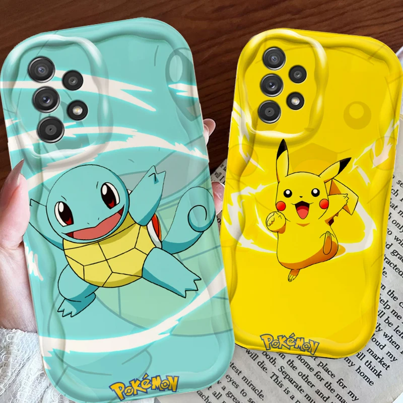 

Anime P-Pokemones P-Pikachus For Samsung A55 A54 A53 A52 A35 A34 A33 A32 A25 A24 A23 A22 A21S A15 A13 A14 5G Wave Oil Soft