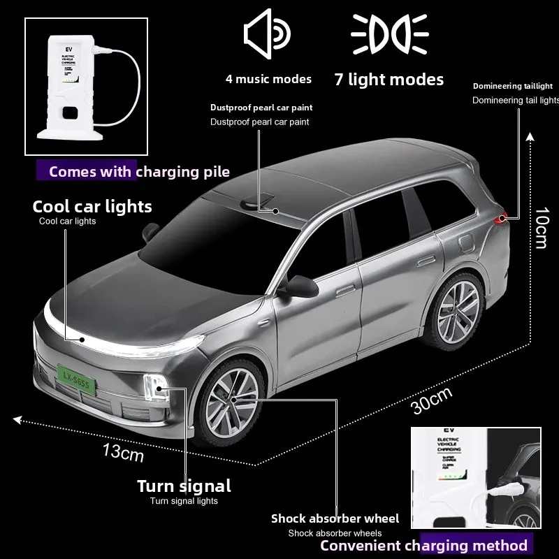 Coche de control remoto 2,4G simulación de estacionamiento automático efecto de sonido deriva coche de juguete eléctrico ideal modelo Xiaomi regalo para niños