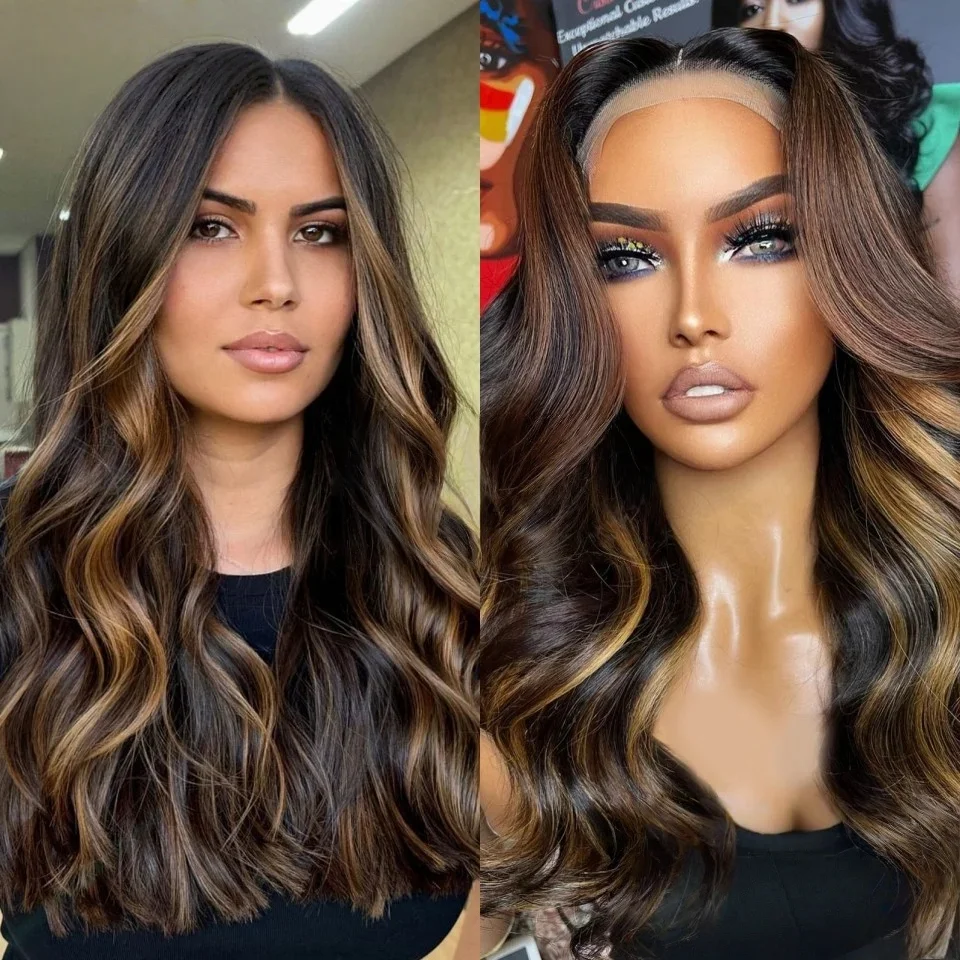 

200 Плотность BabyHair Длинные 26 дюймов Бесклеевые Выделенные Блондинки Волнистые Кружева 5x5 Шелковая Основа Парик Человеческих Волос Для Женщин Предварительно Сорванные