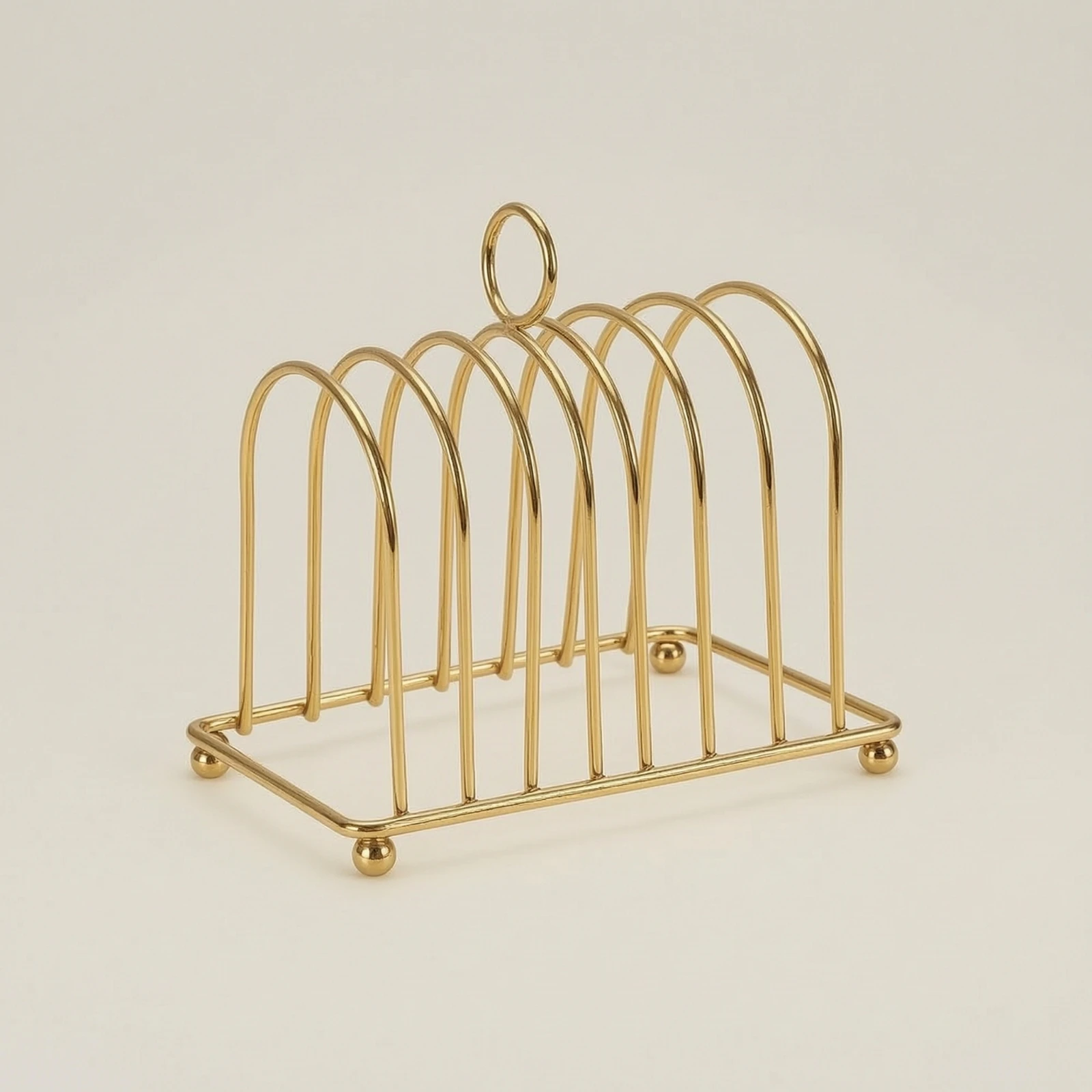 Toast Rack with Carry Handle Silver Toast Rack with Loop Handle Stand Easy to Clean Dishwasher Safe for Kitchen, Countertop