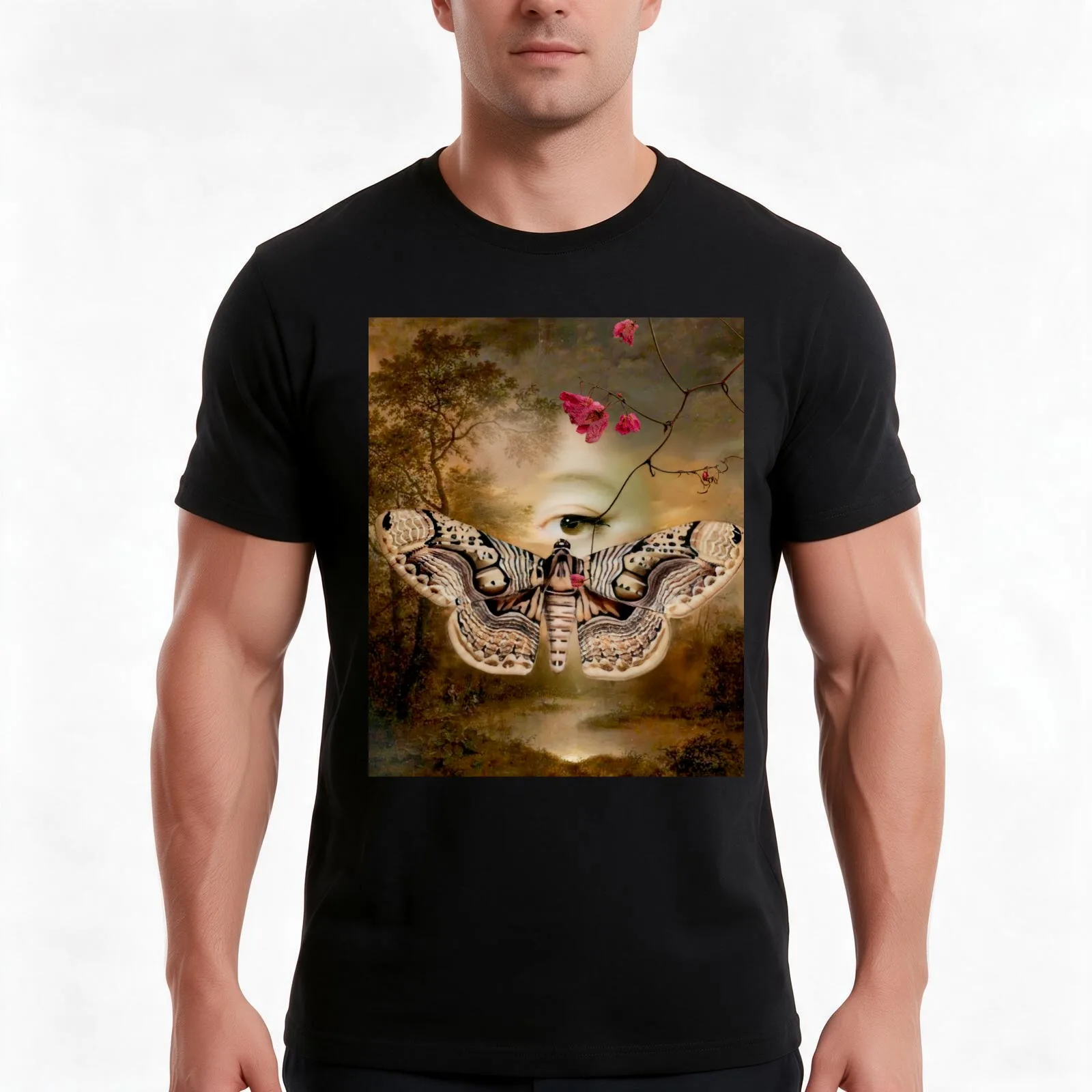 YOUR MAGNIFICENT VENGATIVE EYES WHEN EVERYTHING HAS PASSED T-Shirt Summer Casual Cotton Tee Oversized Streetwear Tops