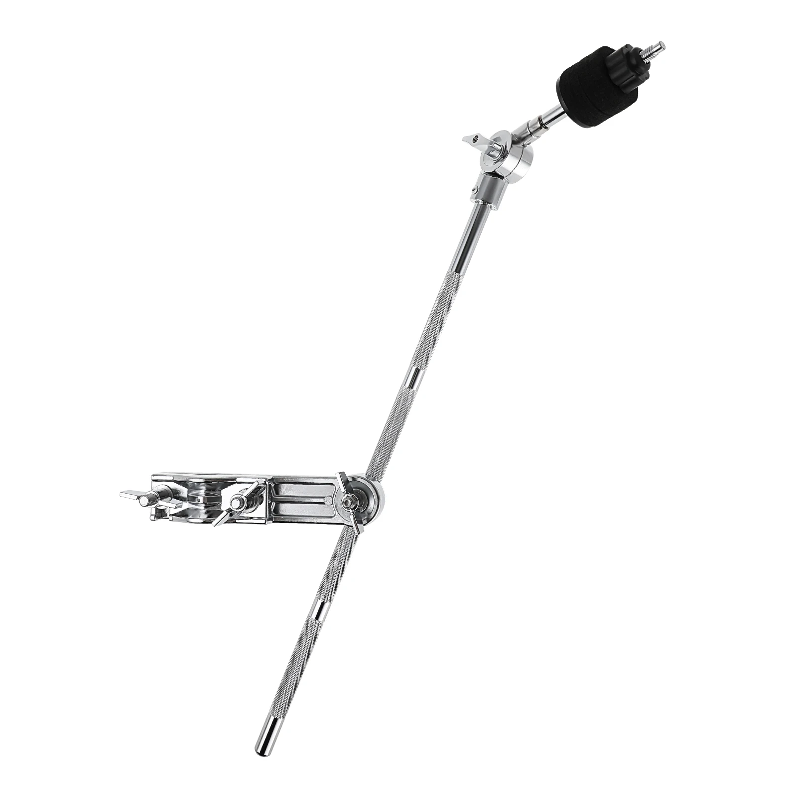 

Adjustable Drum Extension Clamp Cymbal Boom Arm Easy Install Durable Metal Drum Set Parts Splash Crash Effects Mounting