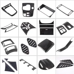 ABS Carbon Fiber For Jaguar F-TYPE 2013-2024 Interior Modification Central Control Decorative Stickers Car Accessories