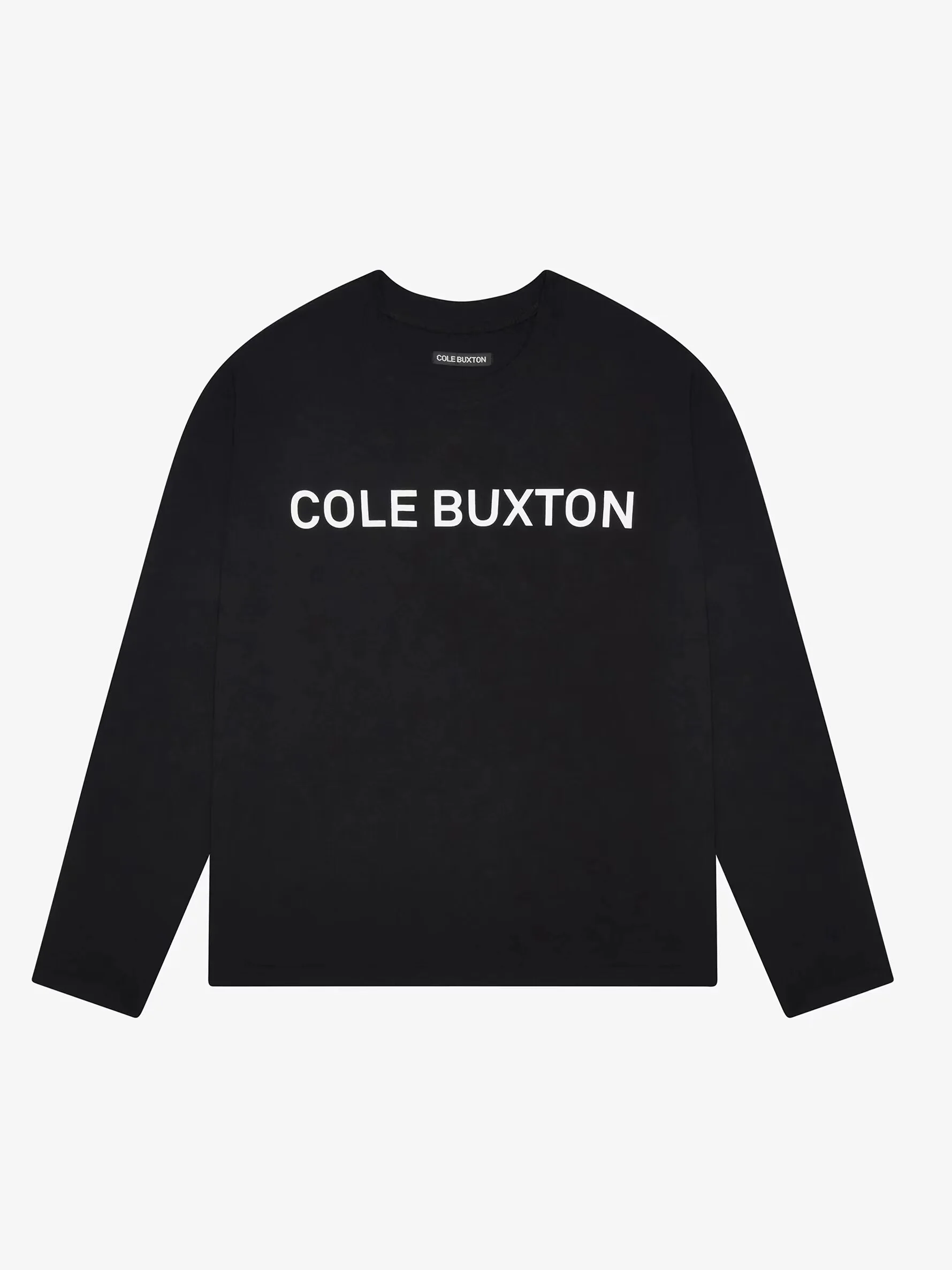 Cole Buxton Minimalist Long Sleeve T-Shirt Unisex Logo Print Crew Neck Youth Fashion Spring Autumn Wear Casual Comfortable