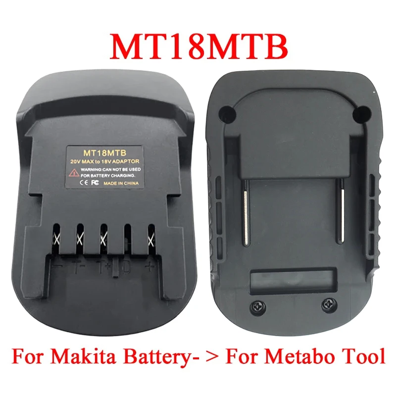 MT18MTB Adapter Converter Connector Use for Makita 18V BL1830 BL1815 BL1860 Li-ion Battery on For Metabo 18V Lithium Power Tools