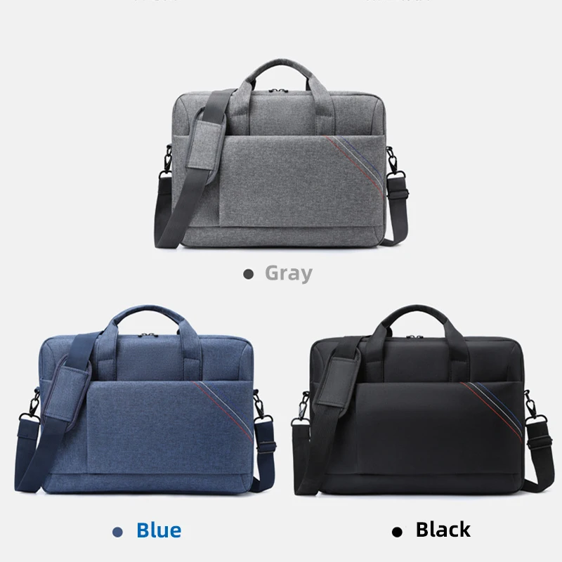 Portable Oxford Fabric Wear-resistant Case Handbag Shoulder Bag Breifcase for Tablets PC 15inch Laptop