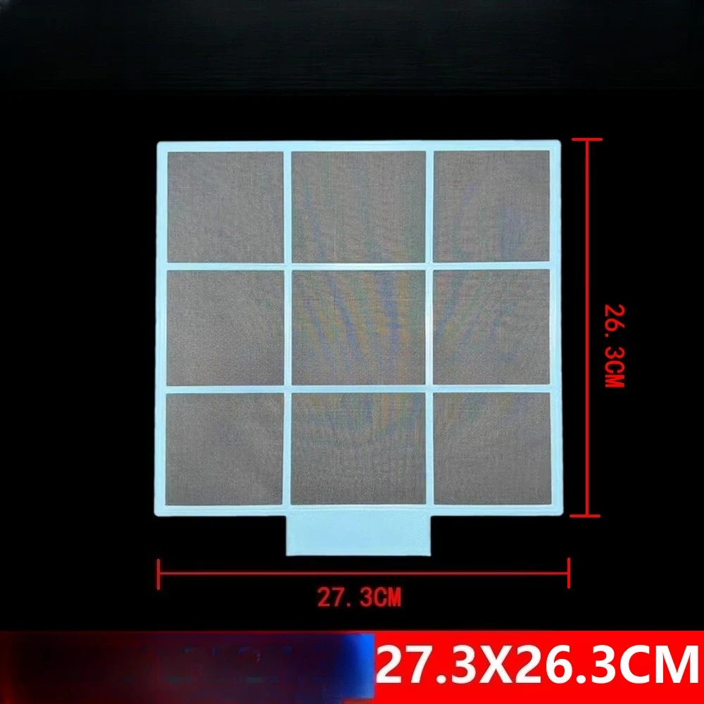 1 unidad ​ ​ Compatible con filtro de repuesto de CA para ventana portadora, lavable a prueba de polvo, 27,3x26,3 cm para uso doméstico