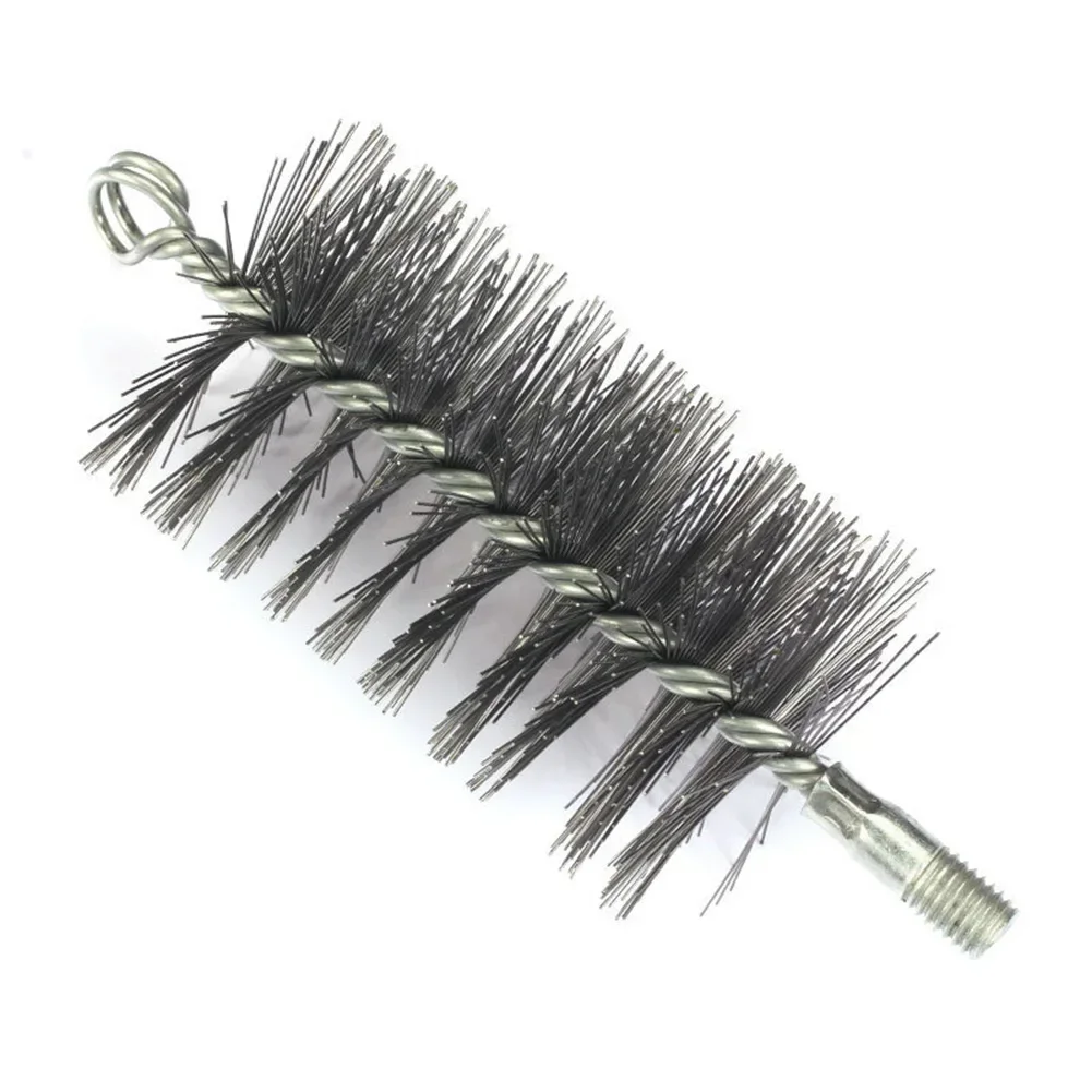 4PCS Chimney Sweep Brush Set for Cleaning Ducts Boilers and Ovens Steel Wire Brushes for Efficient Maintenance