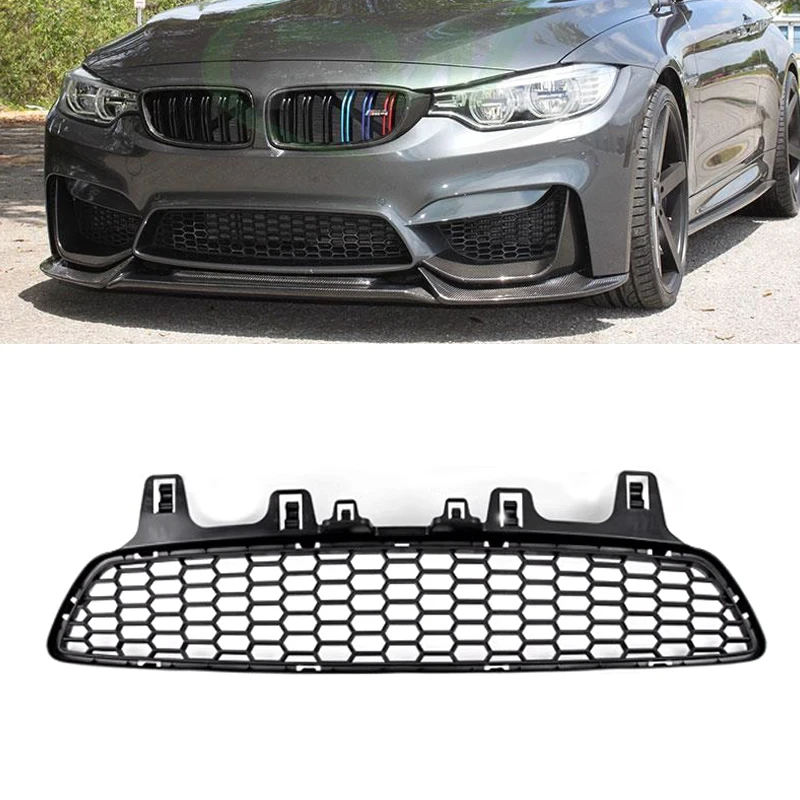 Racing Grills Bumper Lower Middle Mesh Grid Panelling Fog Lamp Cover For BMW 3 4 SERIES AN M3 M4 F80 F82 F83 2012-2018